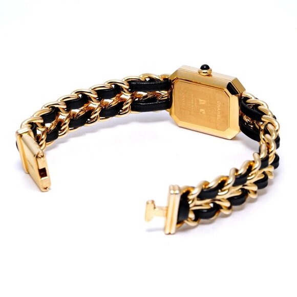 CHANEL Premiere L size H0001 Black/Noir Ladies Watches quartz Used Ginzo - Picture 3 of 8